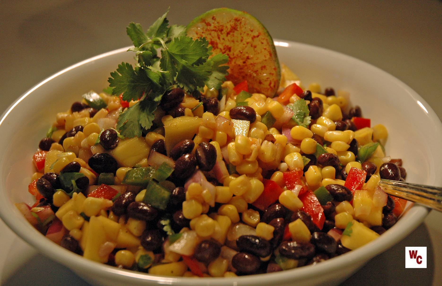 Black Bean and Corn Salad with Mango What's Cooking