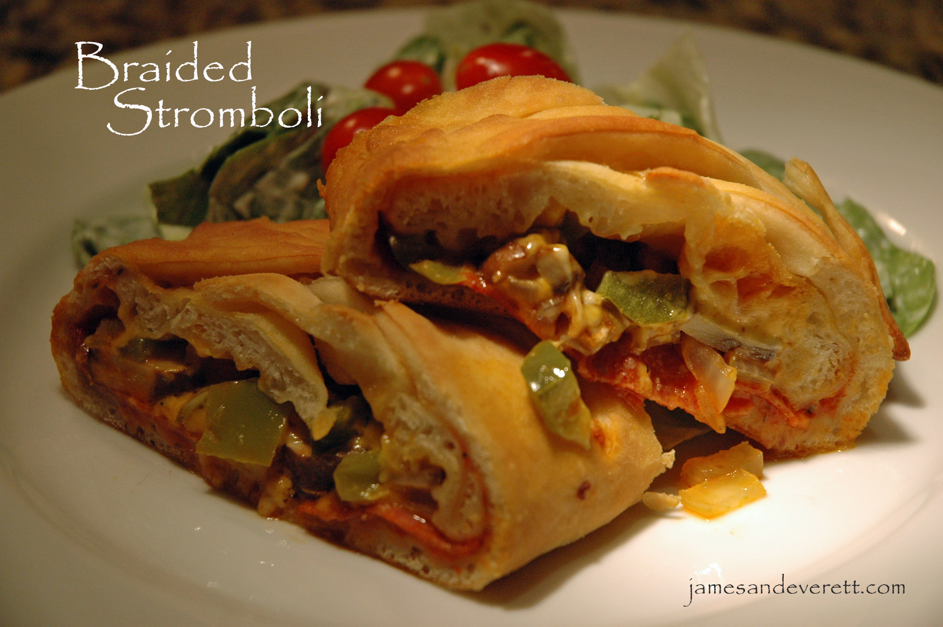 Braided Stromboli What's Cooking