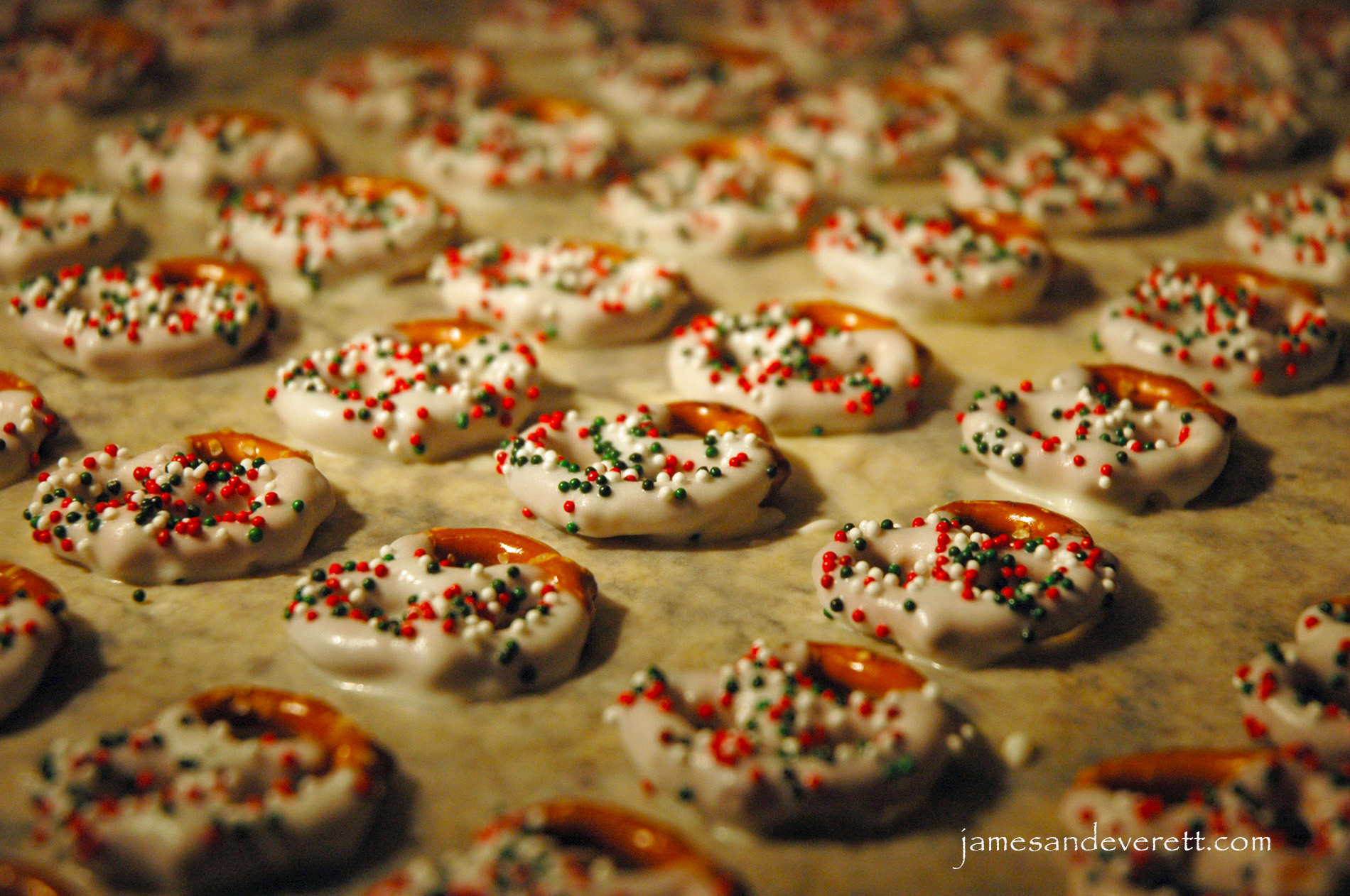 Almond Bark Pretzels What's Cooking